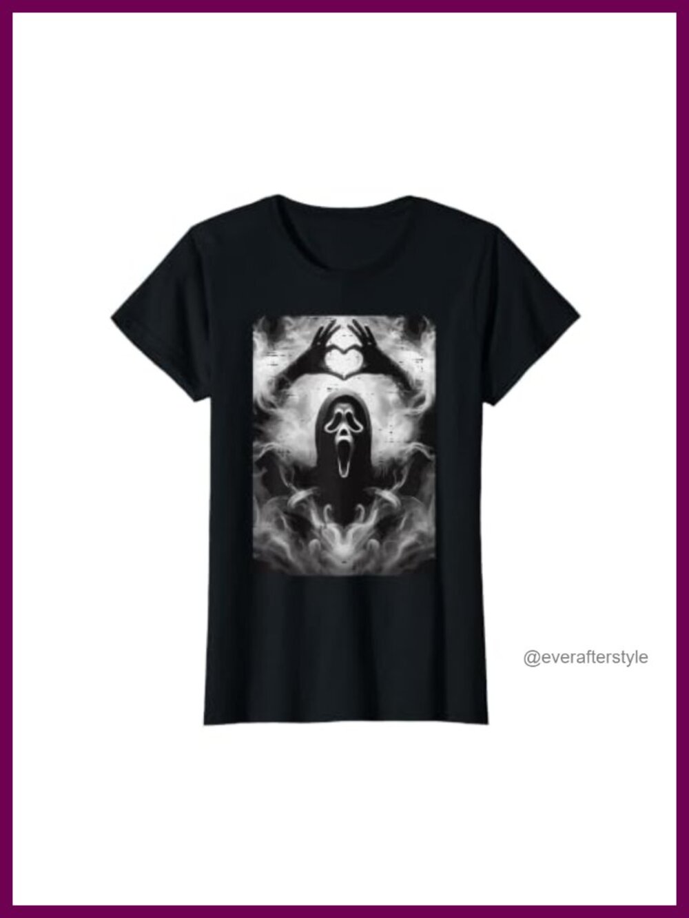 Halloween Horror Ghost Hand Heart Costume T-Shirt